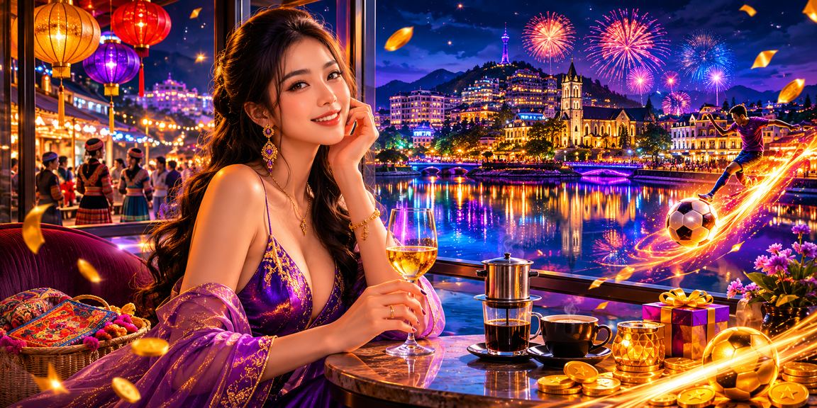 Người dùng tại Sa Pa thưởng thức cà phê và khám phá trò chơi casino trực tuyến